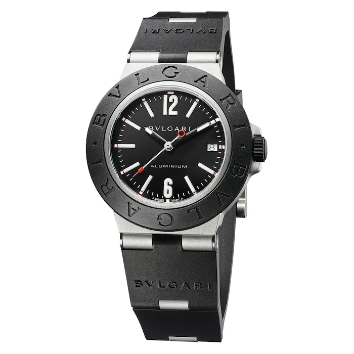 Bvlgari Sport Automatic 40mm Men’s Watch with Black Material Dial, 100m Water Resistant / 103445