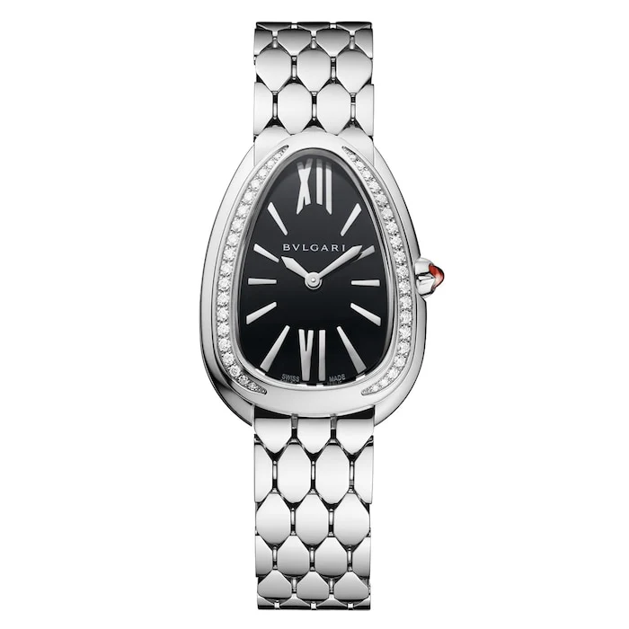 Bvlgari Stainless Steel Serpenti Seduttori Diamond Watch Luxury Watch Swiss Made High Precision Movement 103950