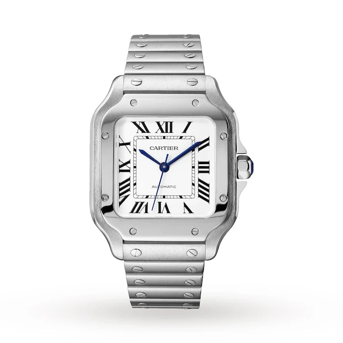 Cartier Automatic 35mm Men’s Watch with White Material Dial, 100m Water Resistant / WSSA0029