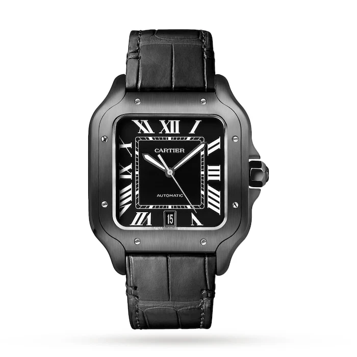 Cartier Automatic 38mm Men’s Watch with Black Material Dial, 100m Water Resistant / WSSA0039