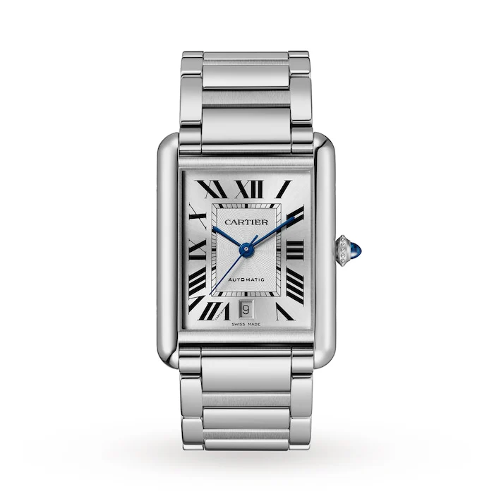 Cartier Automatic 41mm Men’s Watch with Silver Material Dial, 30m Water Resistant / WSTA0053