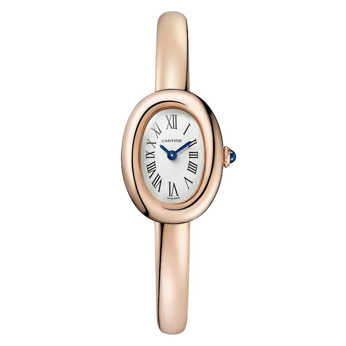 Cartier Baignoire De Cartier Watch, Mini Model, Size 17, Quartz Movement, Rose Gold Luxury Watch WGBA0036