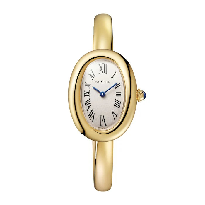 Cartier Baignoire Watch, Small Model, Size 15, Quartz Movement, Yellow Gold Case Luxury Watch WGBA0024