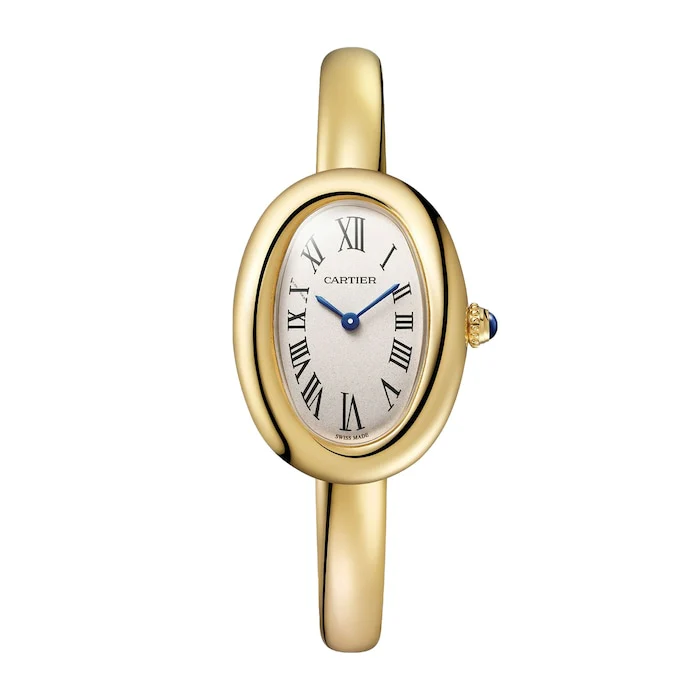 Cartier Baignoire Watch, Small Model, Size 16, Quartz Movement, Yellow Gold Case Luxury Watch WGBA0025