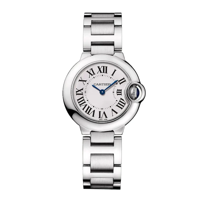 Cartier Ballon Bleu De Cartier Watch, 28mm, Quartz Movement, Steel Case Luxury Watch Swiss Made WSBB0073