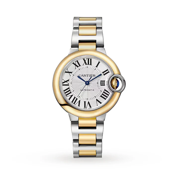 Cartier Ballon Bleu De Cartier Watch, 33mm, Automatic Winding, Steel Case Luxury Watch Swiss Made W2BB0037