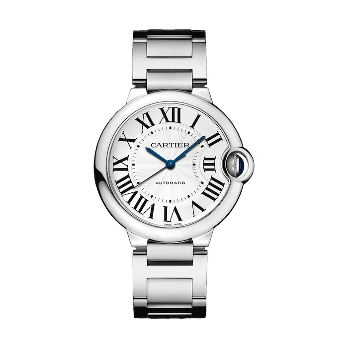 Cartier Ballon Bleu De Cartier Watch 36mm, Automatic Movement, Steel Luxury Watch Swiss Made WSBB0048