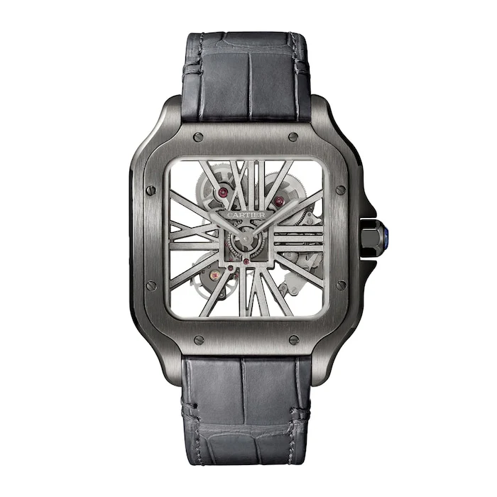 Cartier Mechanical 28mm Men’s Watch with Skeleton Material Dial, 100m Water Resistant / WHSA0009