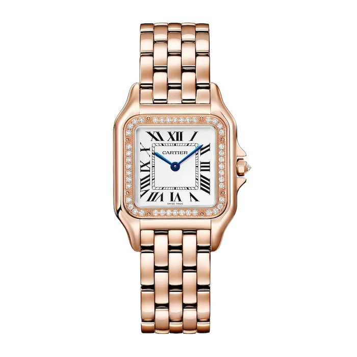 Cartier Panthere de Cartier watch, medium model, quartz movement. Case in rose gold Luxury Watch WJPN0088