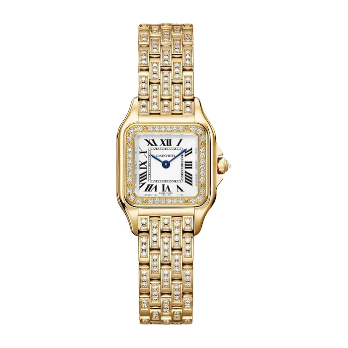 Cartier Panthere de Cartier watch, small model, quartz movement, Yellow gold Luxury Watch  WJPN0059