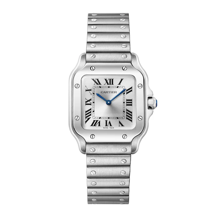 Cartier Santos De Cartier, Small Model, Quartz, Steel Luxury Watch Luxury Watch Swiss Made WSSA0082