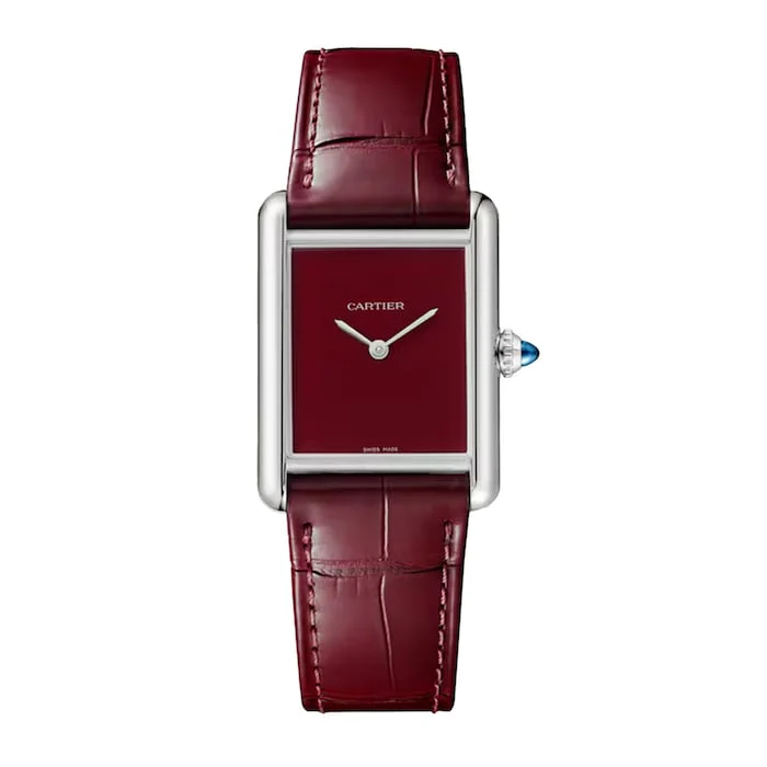 Cartier Tank Must watch, large model, High Autonomy quartz movement. Steel case, Luxury Watch WSTA0113