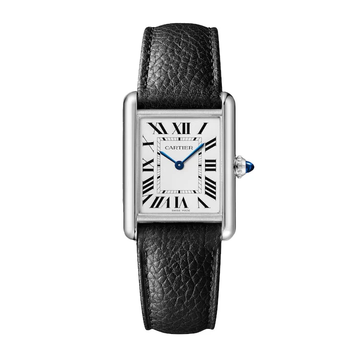 Cartier Tank Must Watch, Large Model, Photovoltaic SolarBeatâ„¢ Movement, Steel Case Luxury Watch WSTA0090