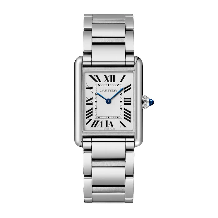 Cartier Tank Must Watch, Large Model, Photovoltaic SolarBeatâ„¢ Movement, Steel Case Luxury Watch WSTA0092