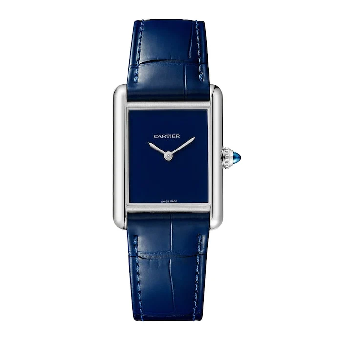 Cartier Tank Must Watch, Large Model, Quartz Movement, Steel Case Luxury Watch Swiss Made WSTA0055