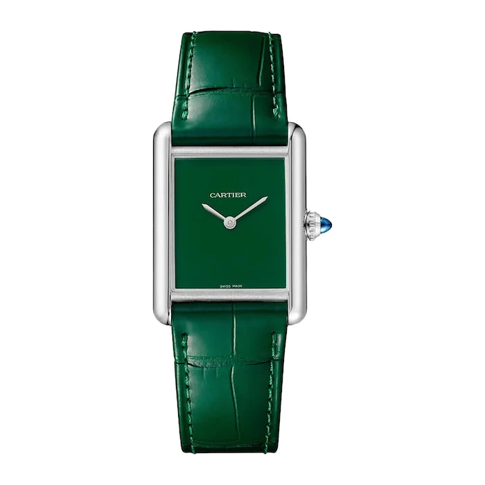 Cartier Tank Must Watch, Large Model, Quartz Movement, Steel Case Luxury Watch Swiss Made WSTA0115
