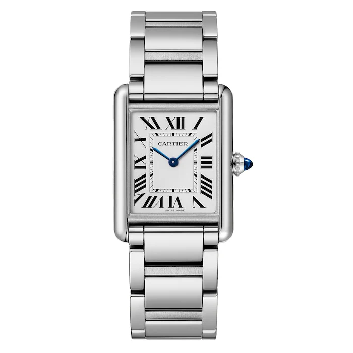 Cartier Tank Must Watch, Large Model, SolarBeat Photovoltaic Movement, Steel Case Luxury Watch WSTA0122