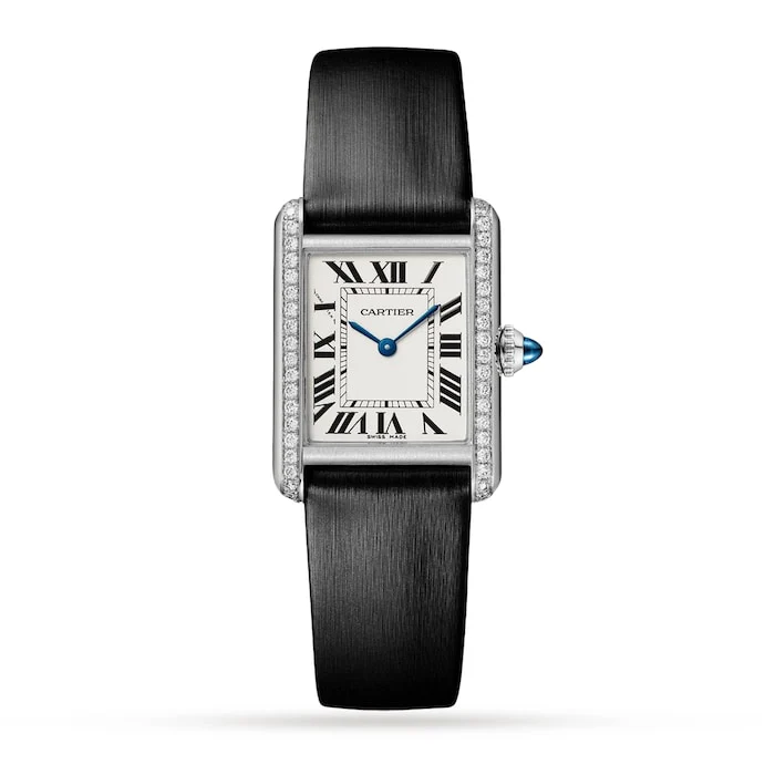 Cartier Tank Must Watch, Small Model, Quartz Movement, Steel Luxury Watch Swiss Made High Precision Movement  W4TA0031