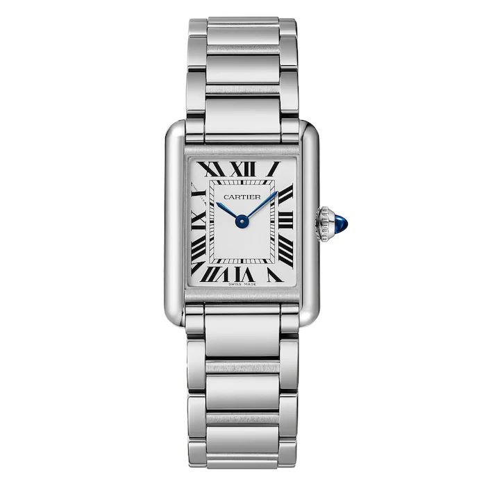 Cartier Tank Must Watch, Small Model, SolarBeat Photovoltaic Movement, Steel Case Luxury Watch WSTA0121