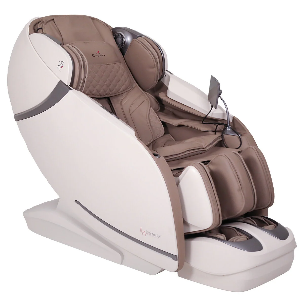 Casada Skyliner II Massage Chair in Brown & Cream 618387 - Image 2