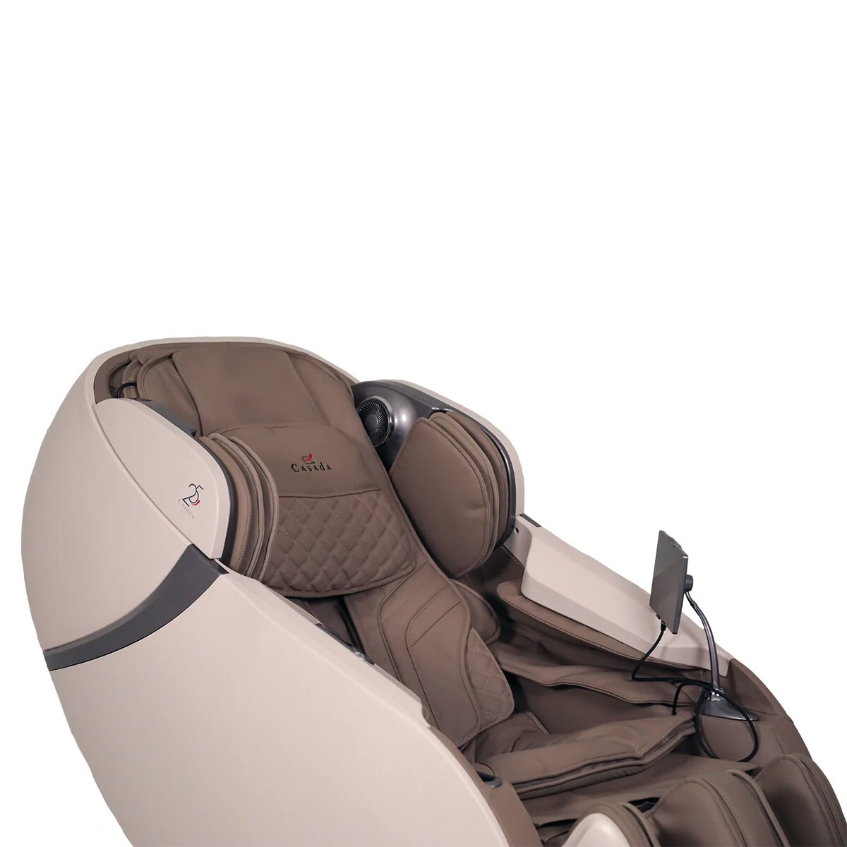 Casada Skyliner II Massage Chair in Brown & Cream 618387 - Image 4