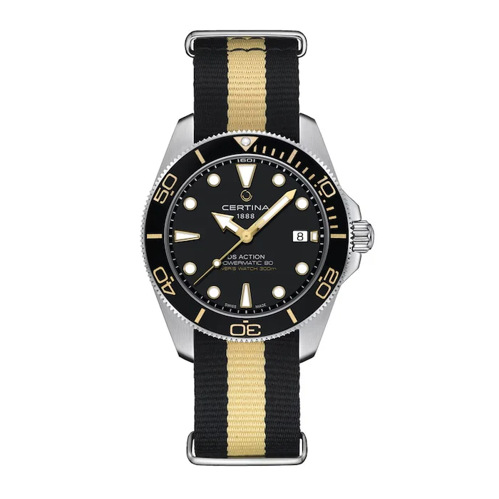 Certina DS Action Diver 40.5mm Unisex Watch Luxury Watch Swiss Made High Precision Movement  C0484071805101