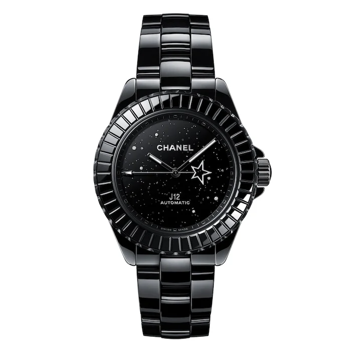 CHANEL J12 Interstellar Black Ceramic 38mm Black Dial Automatic Luxury Watch Luxury Watch Swiss Made H7989