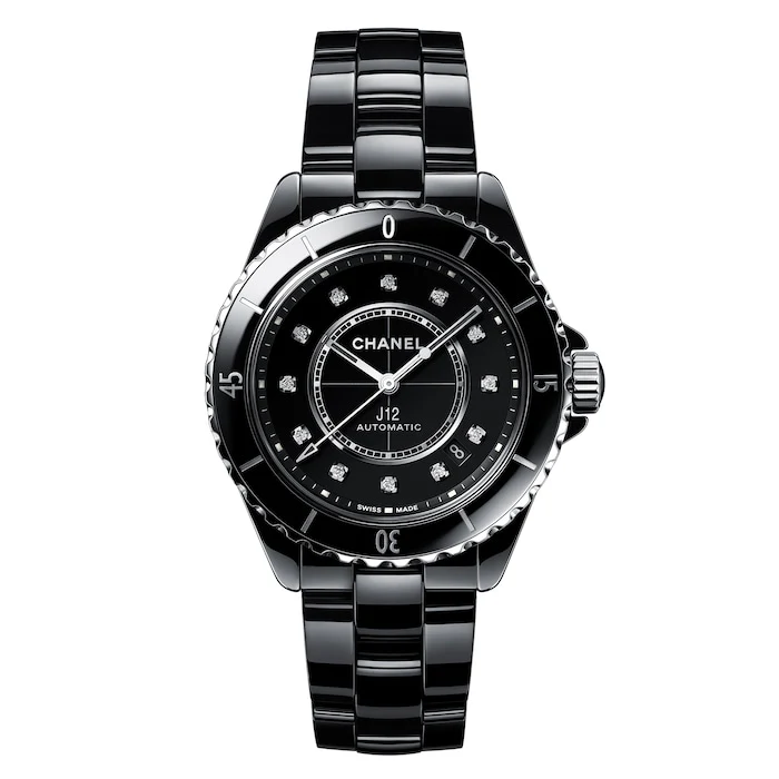 CHANEL J12 WATCH CALIBRE 12.1, 38 MM Luxury Watch Swiss Made High Precision Movement Sapphire Crystal  H5702