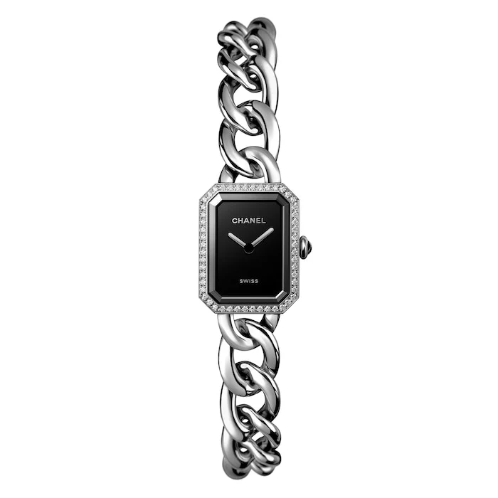 CHANEL PREMIERE GOURMETTE CHAIN WATCH Luxury Watch Swiss Made High Precision Movement Sapphire Crystal H7021