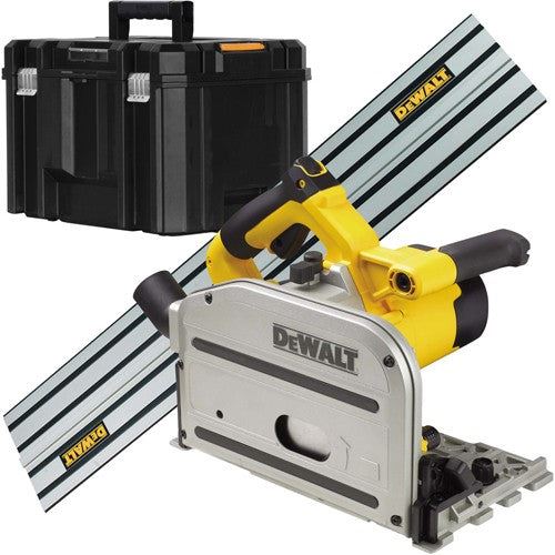 Dewalt DWS520KT 165mm Plunge Saw 240V with 1.5m Guide Rail