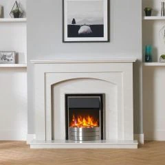 Dimplex Skeldon Optiflame Inset Electric Fire - Chrome - SKL20CH