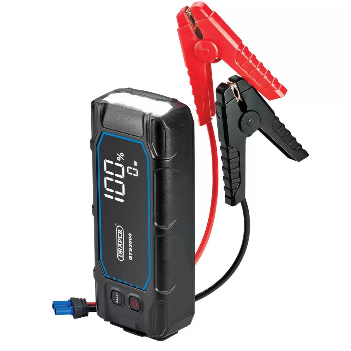 Draper GTS3000 12V Jump Starter with Digital Display 3000A High-Power Car Battery Booster 23742
