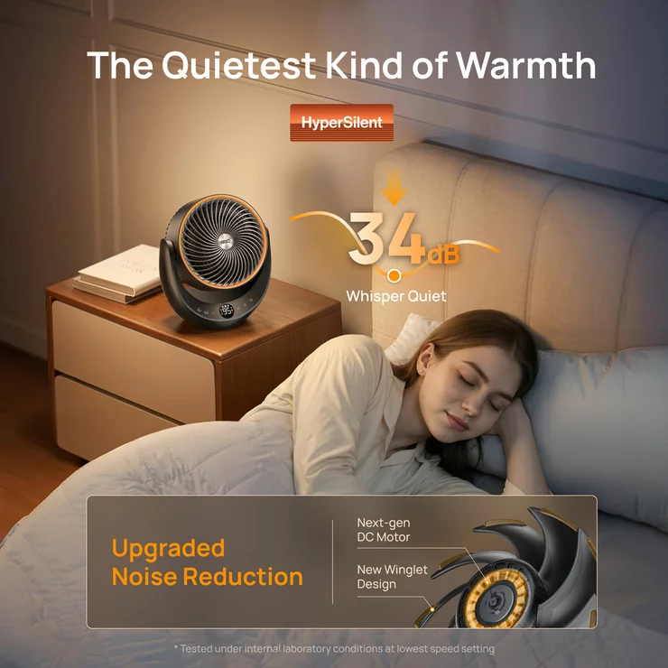 DREO Ceramic Whole Room Heater & Circulator 2000W, DR-HSH015 - Image 6