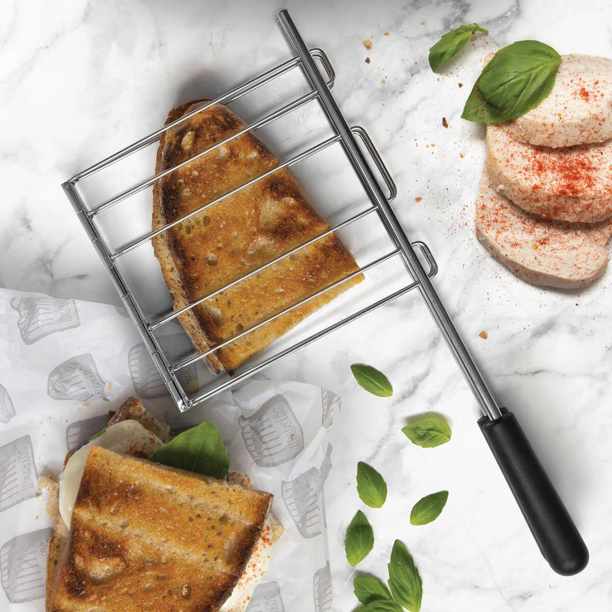 Dualit 4 Slot Classic Toaster With Sandwich Cage in Copper Spray Finish, 40597 - Image 4