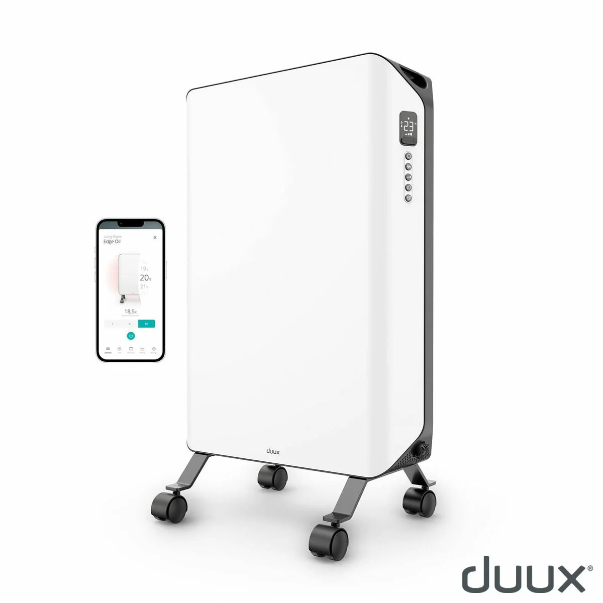 Duux Edge Oil Filled Radiator 2000W, DXOH20UK