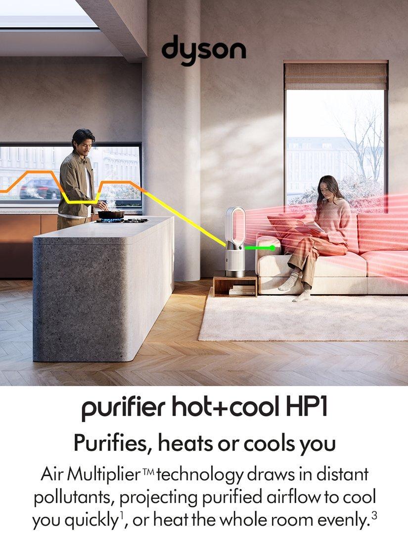 Dyson Hot+Cool HP1 Air Purifier, White/White - Image 2