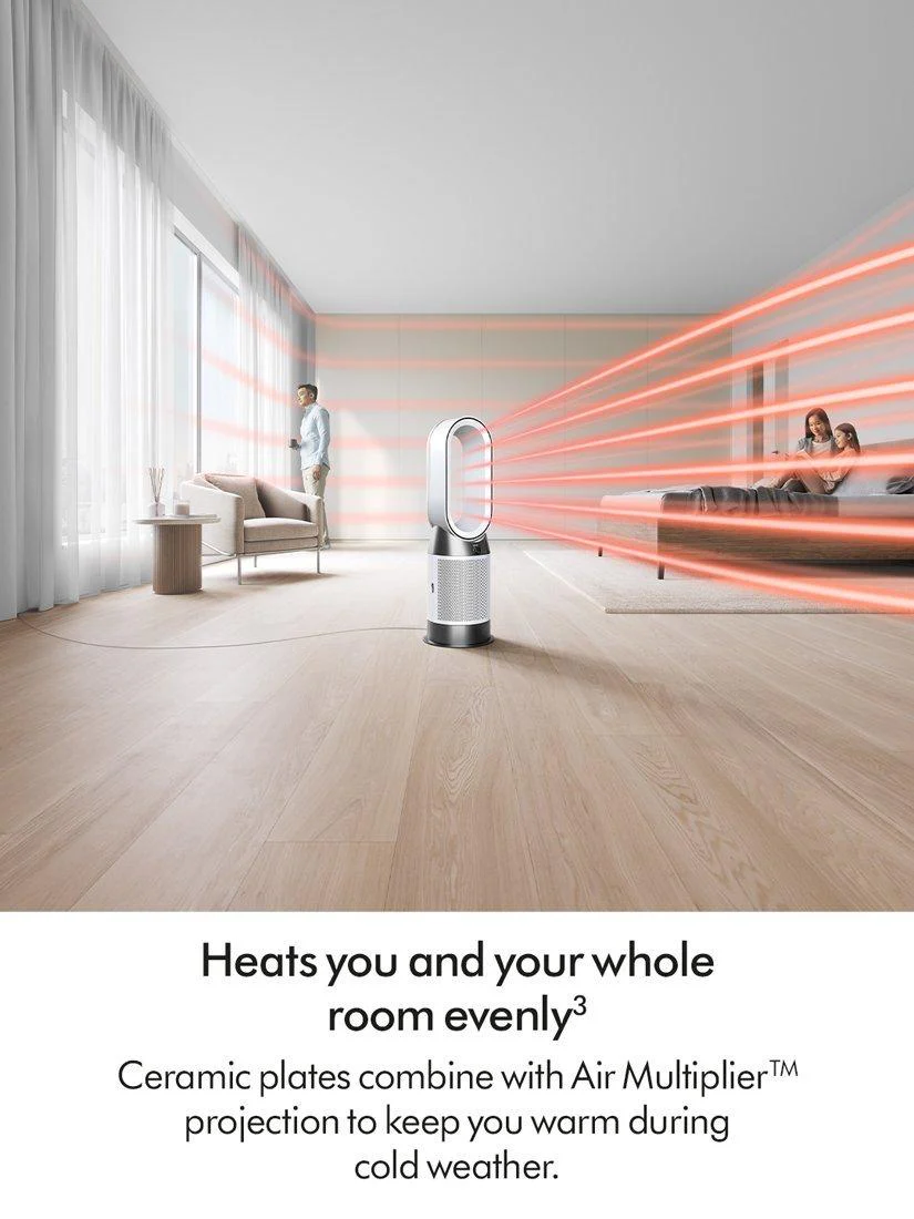 Dyson Hot+Cool HP1 Air Purifier, White/White - Image 4