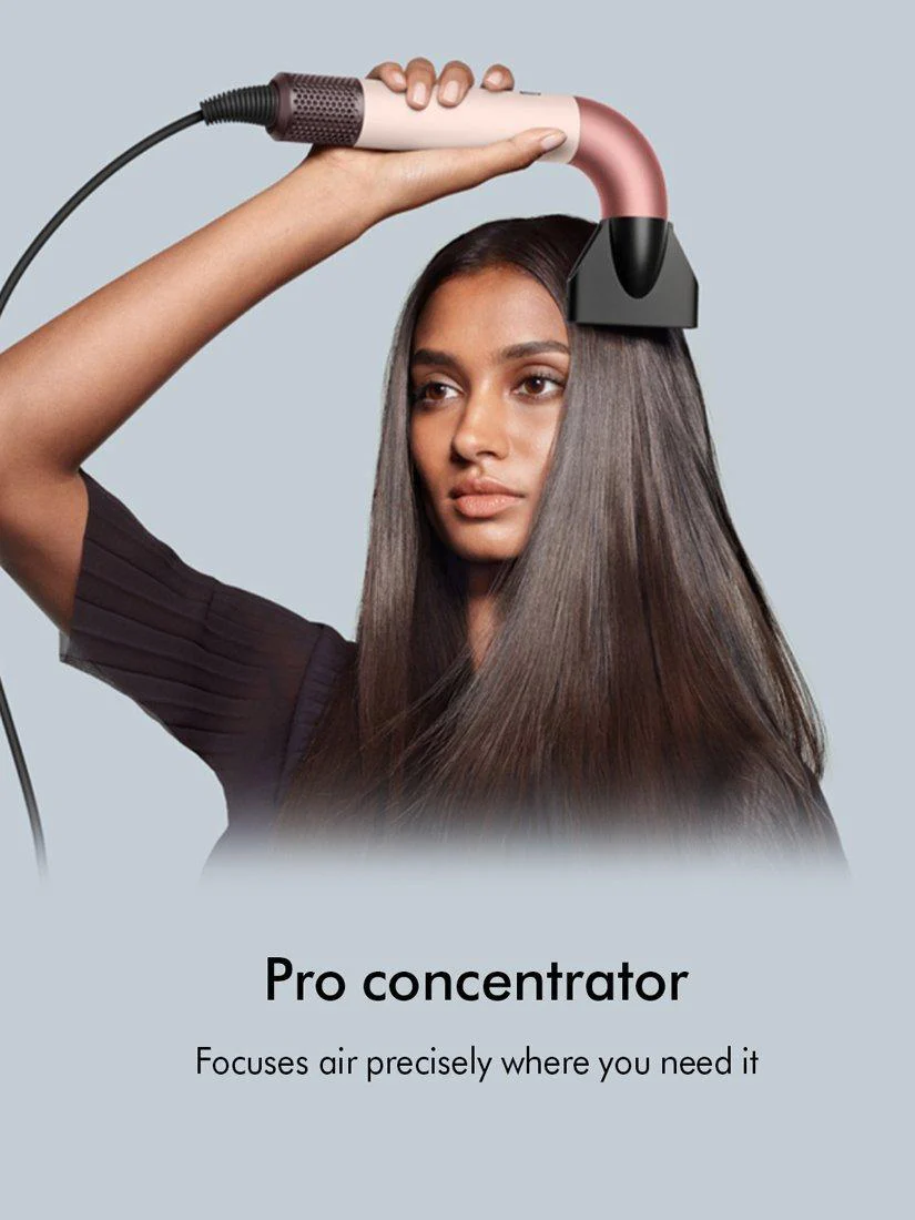 Dyson Supersonic r™ Straight+Wavy Hair Dryer, Ceramic Pink - Image 5
