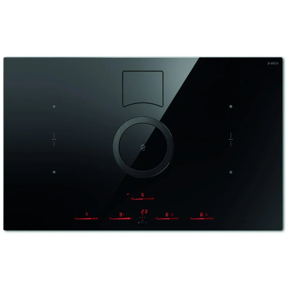 Elica NIKOLATESLA SWITCH RC 83cm Nikolatesla Switch Recirculation Venting Induction Hob – BLACK