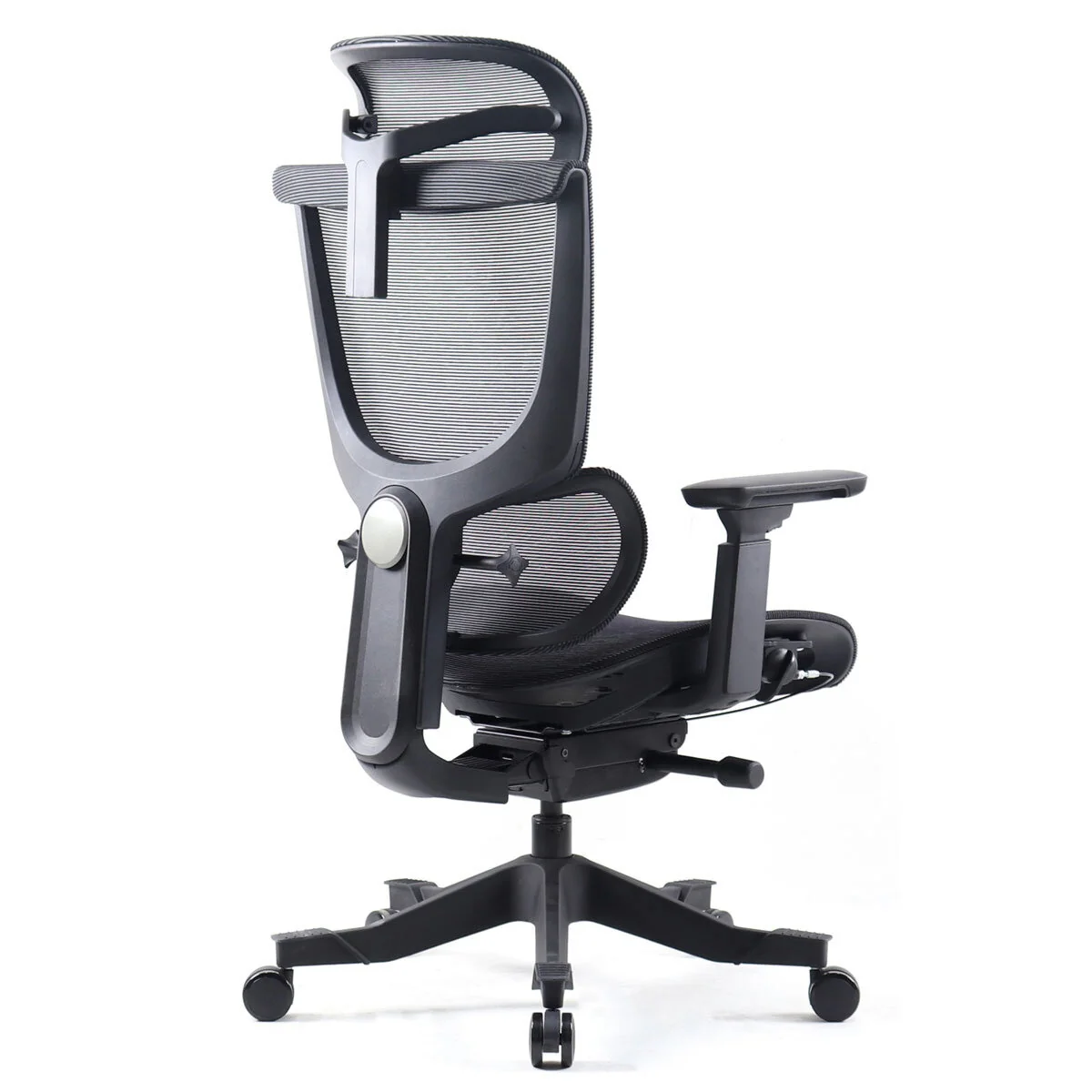 Elise Mesh Operator Chair with Adjustable Headrest - Image 4