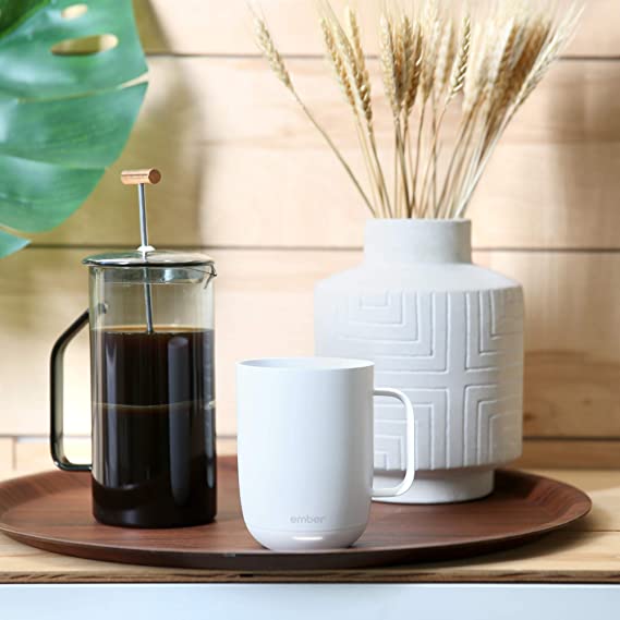 Ember Mug² New Temperature Control Smart Mug 2, 414 ml, White, 80 min. Battery Life – App Controlled Heated Coffee Mug – Improved Design - Image 5