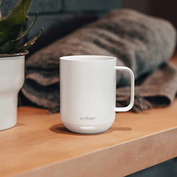 Ember Mug² New Temperature Control Smart Mug 2, 414 ml, White, 80 min. Battery Life – App Controlled Heated Coffee Mug – Improved Design - Image 6