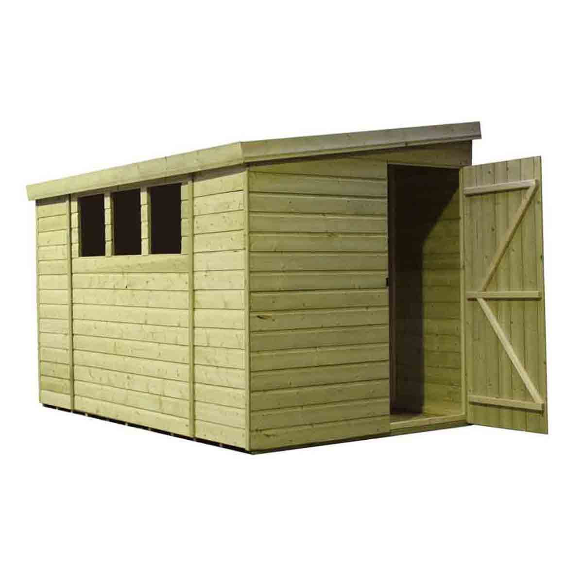 Empire 3000 Pent 10x5ft Wooden Garden Shed Door Right Side Panel