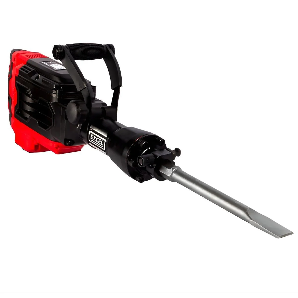Excel 1700W 55J Hex Shank Demolition Hammer 230V with Case & Chisels