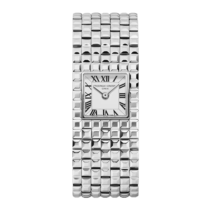 Frederique Constant Classics Manchette 26mm X 20mm Ladies Watch White Luxury Watch Swiss Made FC-200WR1MC6B