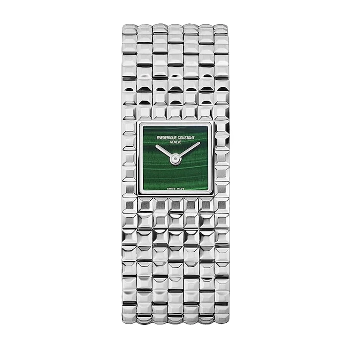 Frederique Constant Classics Manchette Quartz 26mm X 20mm Ladies Watch Green Luxury Watch FC-200MA1MC6B