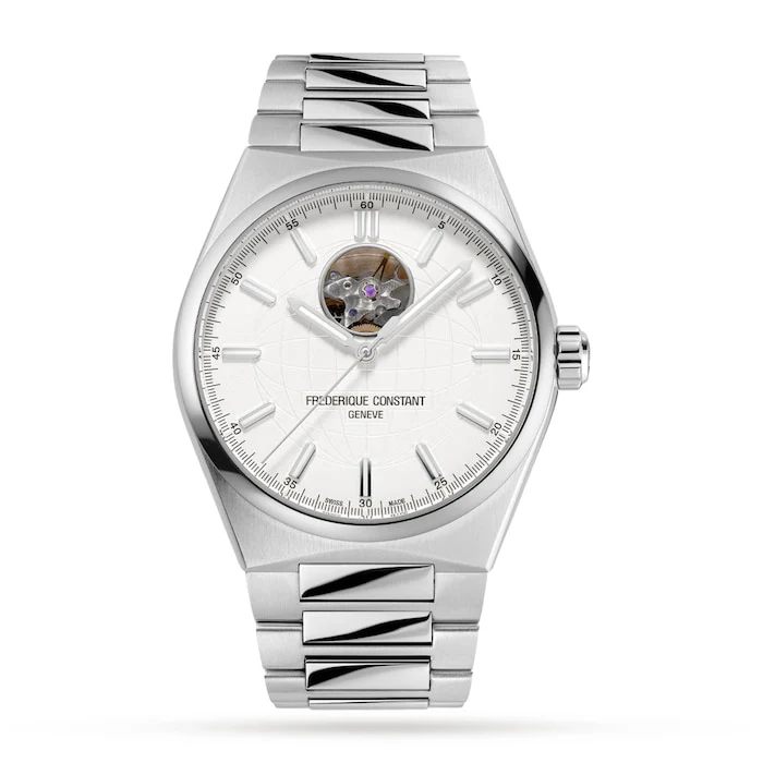 Frederique Constant Highlife Heartbeat Automatic 41mm Mens Watch Luxury Watch Swiss Made Automatic Movement Sapphire Crystal Stainless Steel Case FC-310S4NH6B