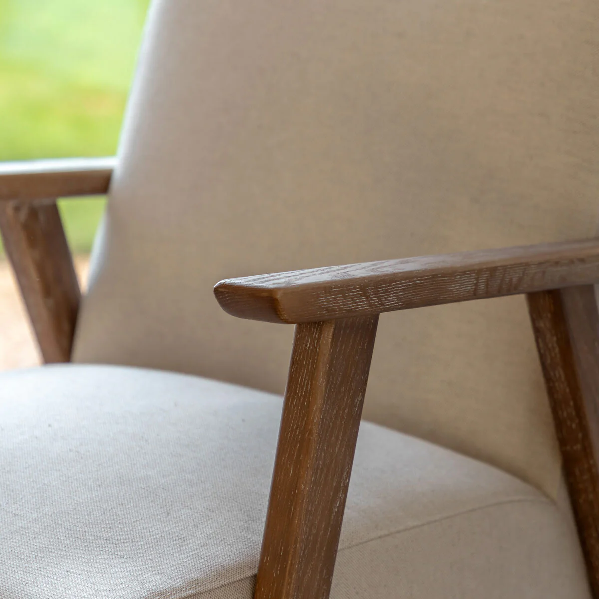 Gallery Neyland Natural Linen Armchair - Image 4