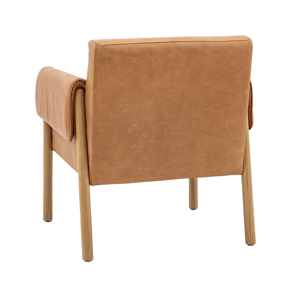 Gallery Stratford Brown Leather Armchair - Image 8