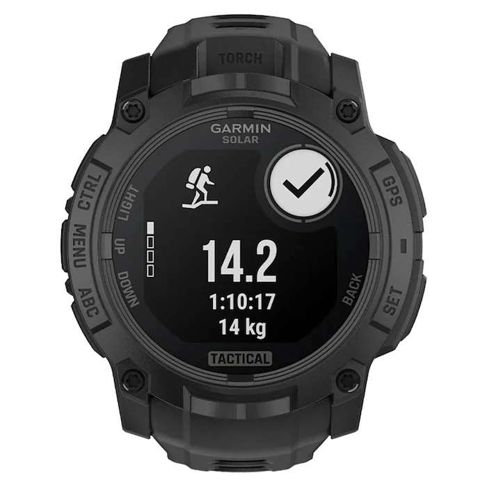 Garmin 50mm Men’s Watch with Black Material Dial, 100m Water Resistant / 010-02935-50